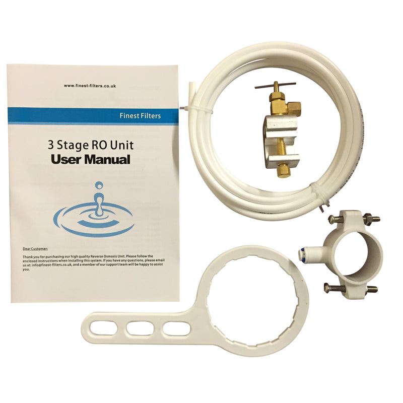 100gpd 3 Stage Compact Reverse Osmosis RO Unit
