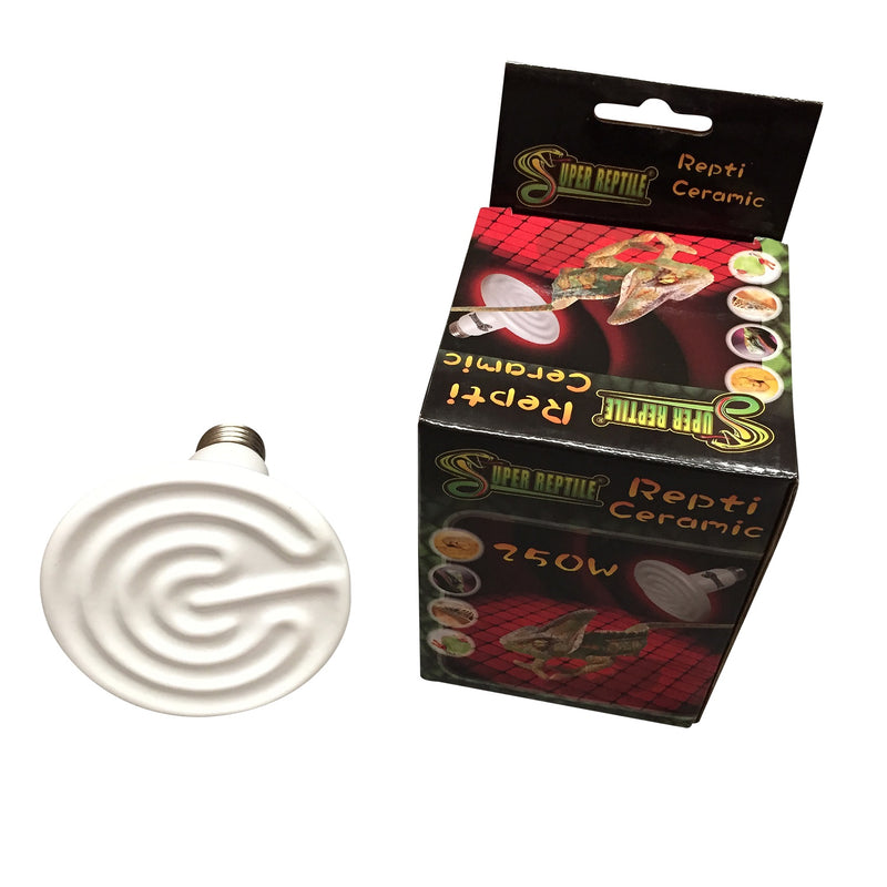 250w Ceramic Heat Lamp Bulb For Reptile Vivarium Heating - ES Fitting