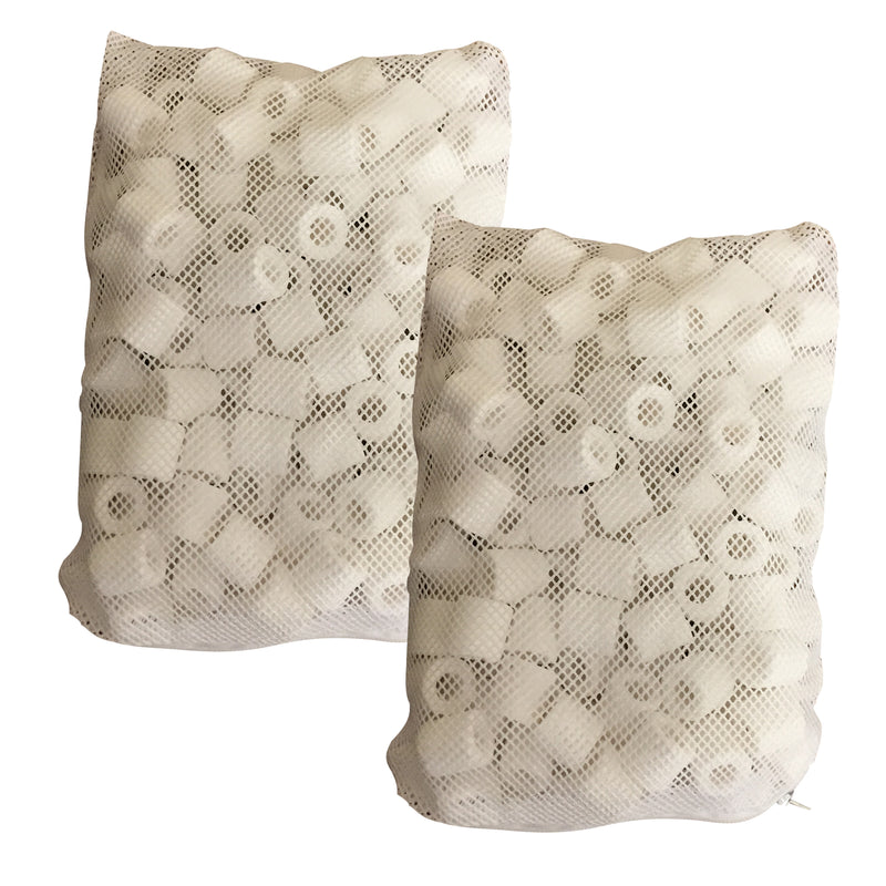 1000g Ceramic Filter Rings (2 x 500g Bags)