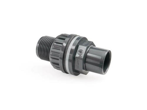 25mm PVC Bonded Tank Connector Bulkhead