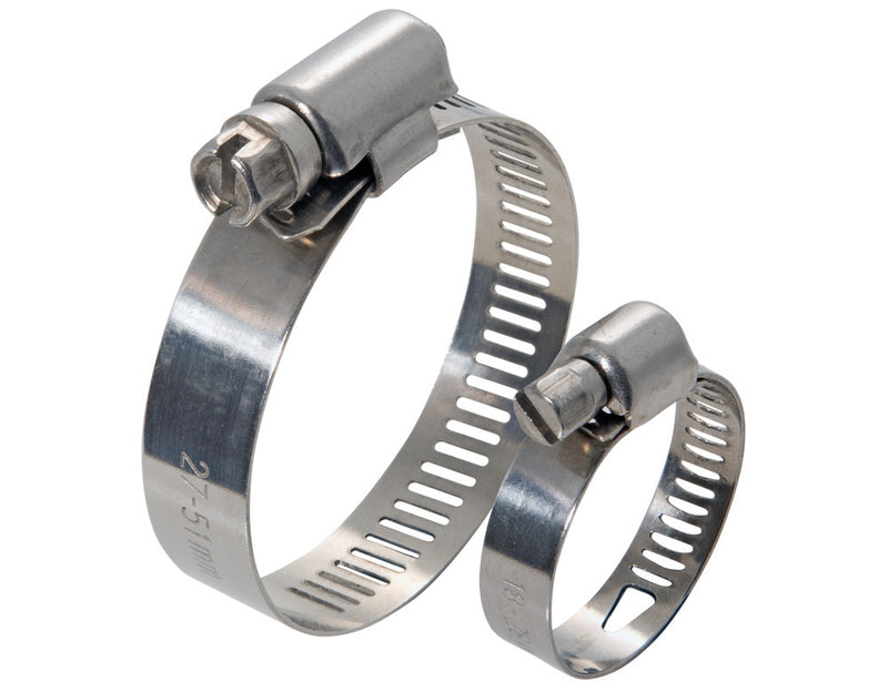 Worm Drive Pond Hose Clip 51 - 70mm