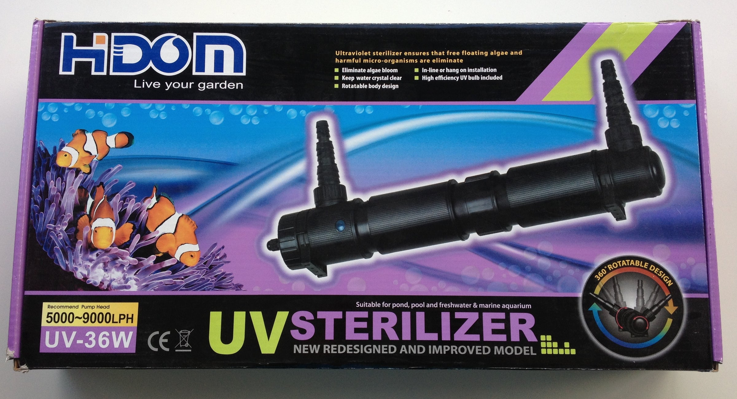 36w Pond and Aquarium UV Steriliser / Clarifier — Finest Filters