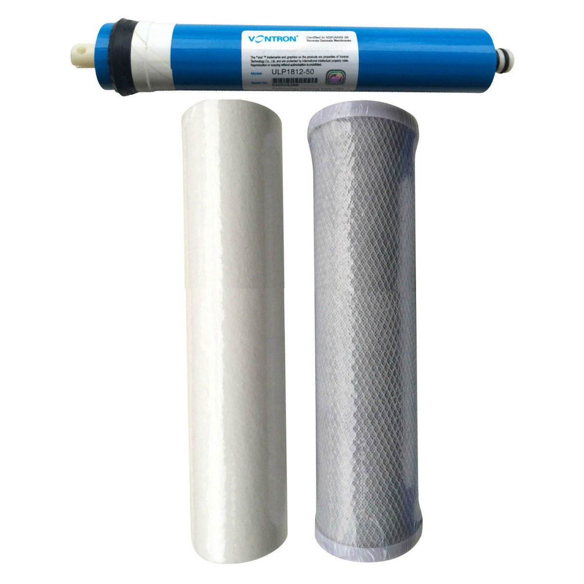 3 Stage (Sediment, Carbon Block and Membrane) Replacement RO Filter Se ...