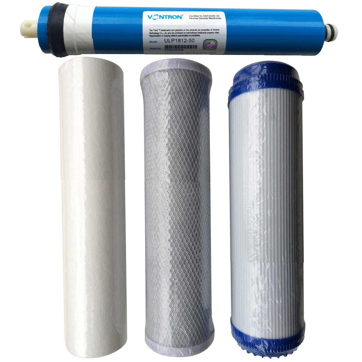 Filter Support Block 4 Stage (Sediment, Carbon Block, GAC and Membrane) Replacement RO Filt ...