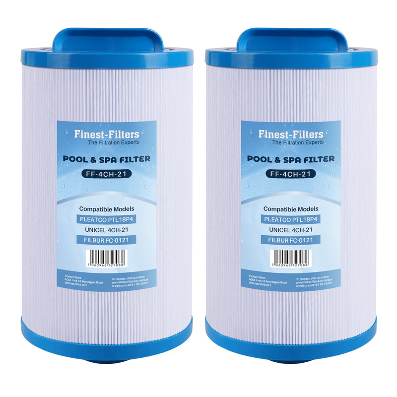 Hot Tub Filter For Pleatco PTL18P4 Unicel 4CH-21 (2 Pack)