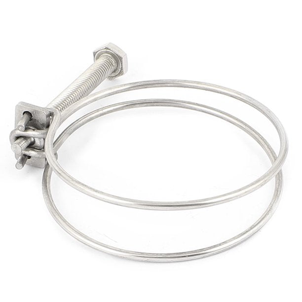 Double Wire Corrugated Pond Hose Clip 19 - 22mm