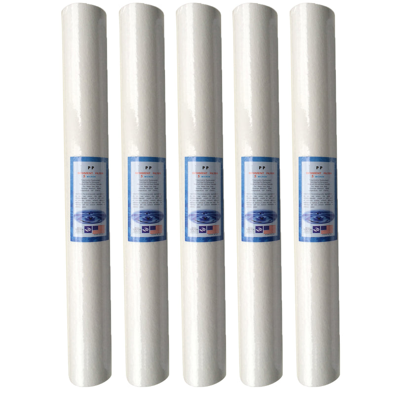 5 x 20" Sediment Pre Filters (5 Micron)