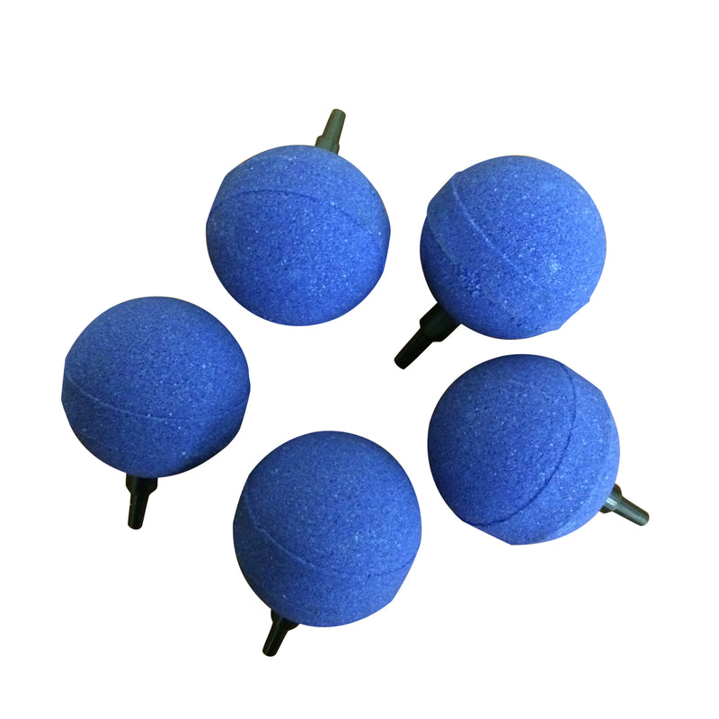 5 x 50mm 2" Round Air Stones for Pond or Aquarium Fish Tank