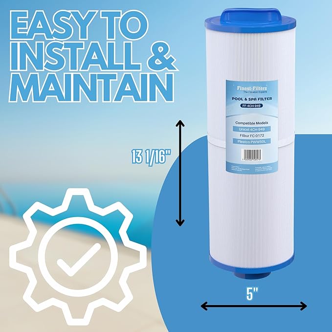 Spa Filter Cartridge For Pleatco PWW50L / Unicel 4CH-949 - FF-4CH-949