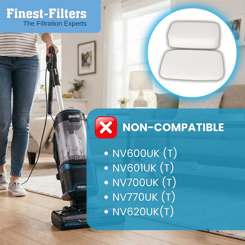 Finest-Filters Compatible Filter Set for Shark NV602UK