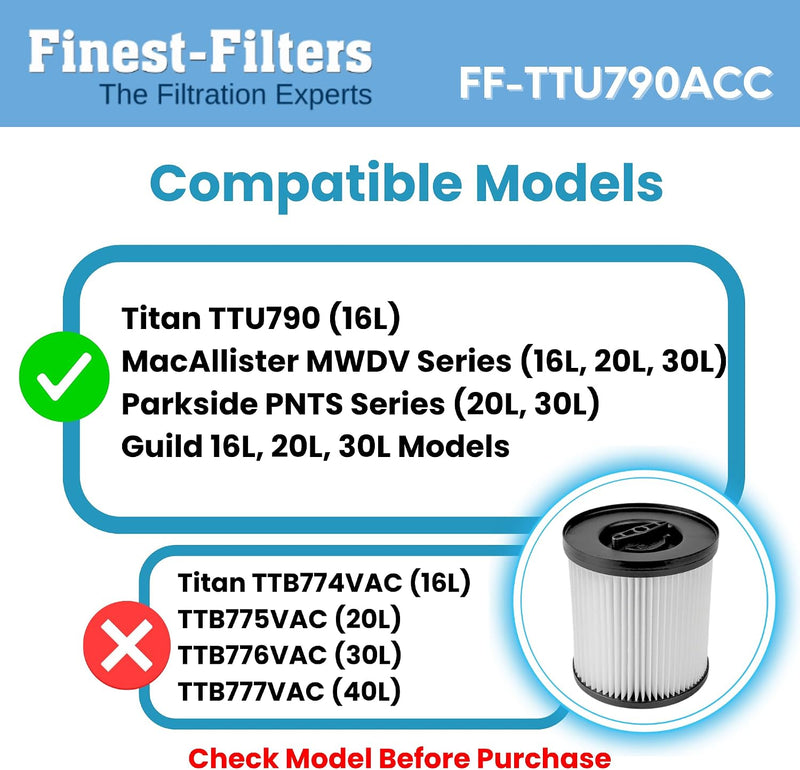 Finest-Filters Replacement Filter Compatible with Titan TTU790, TTB774 and more