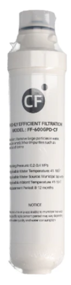 Replacement Filters for Finest Filters 600GPD Tankless RO Unit
