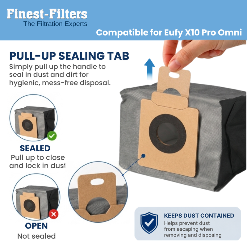 Finest-Filters Accessories Kit Compatible with Eufy X10 Pro Omni