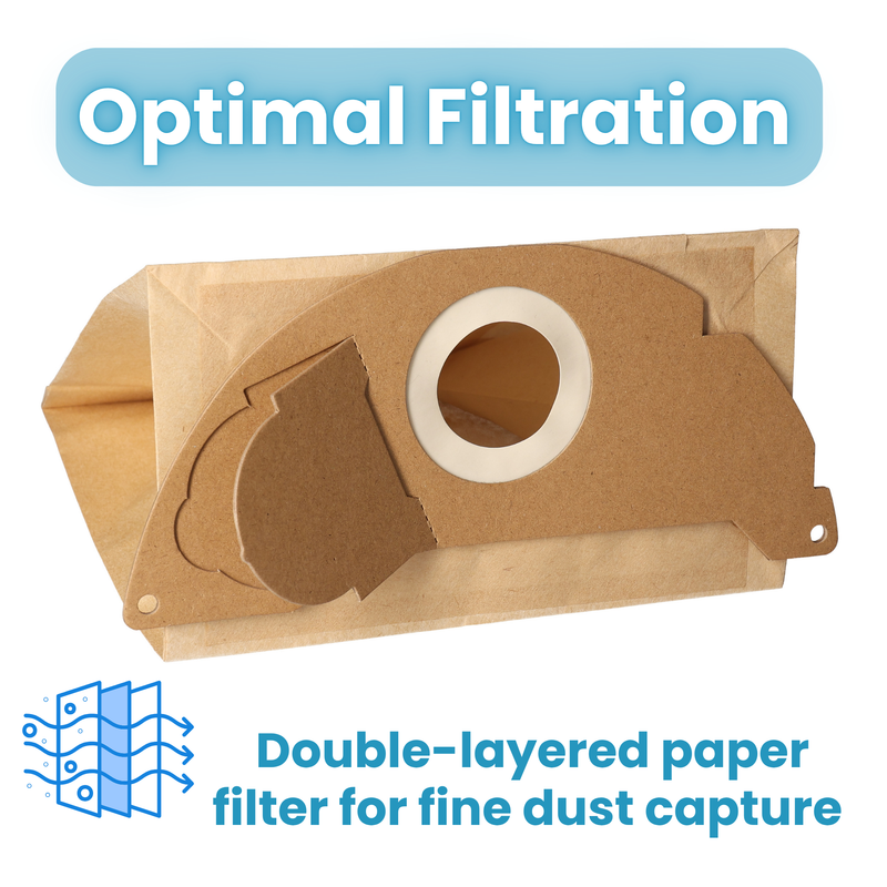 Finest-Filters Compatible Vacuum Bags for Karcher A2000