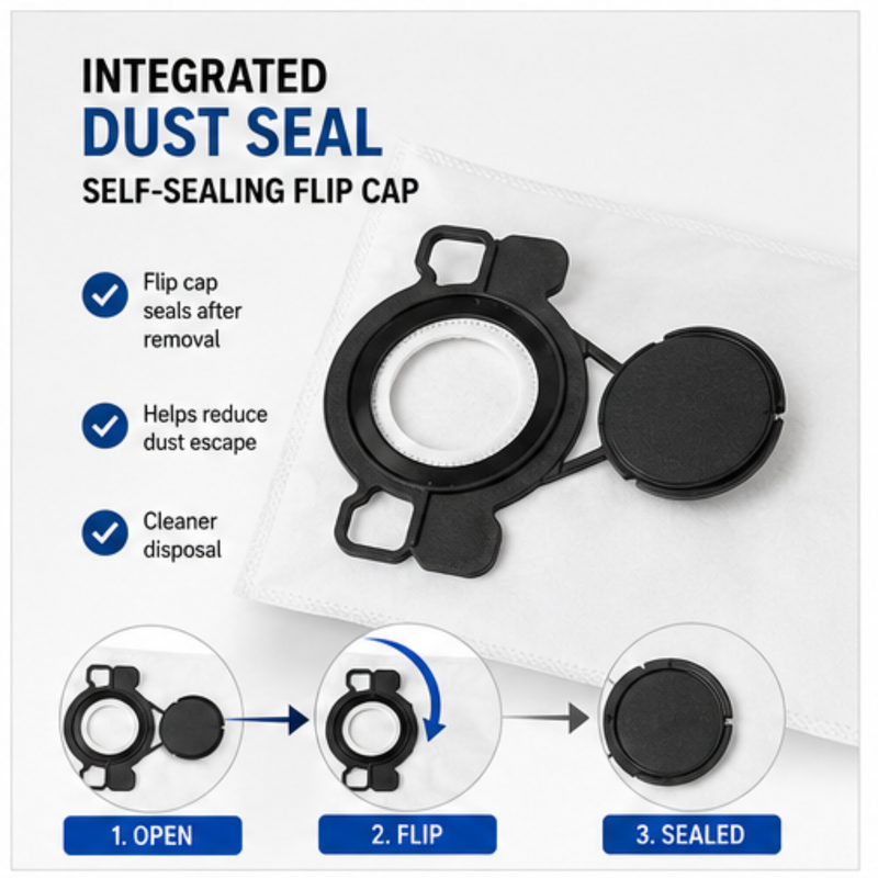 Finest-Filters Compatible Dust Bags for Nilfisk Aero 21, 26, 31 Series (5