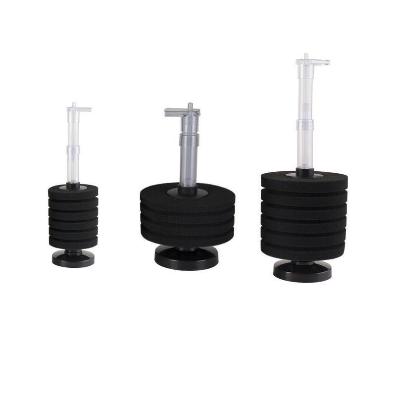 Air Driven Aquarium Sponge Bio-Filter Adjustable Height - XY-287 Range - 3 Sizes