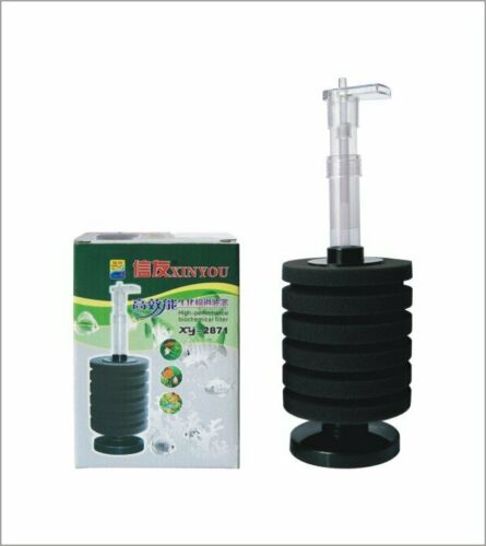 Air Driven Aquarium Sponge Bio-Filter Adjustable Height - XY-287 Range - 3 Sizes