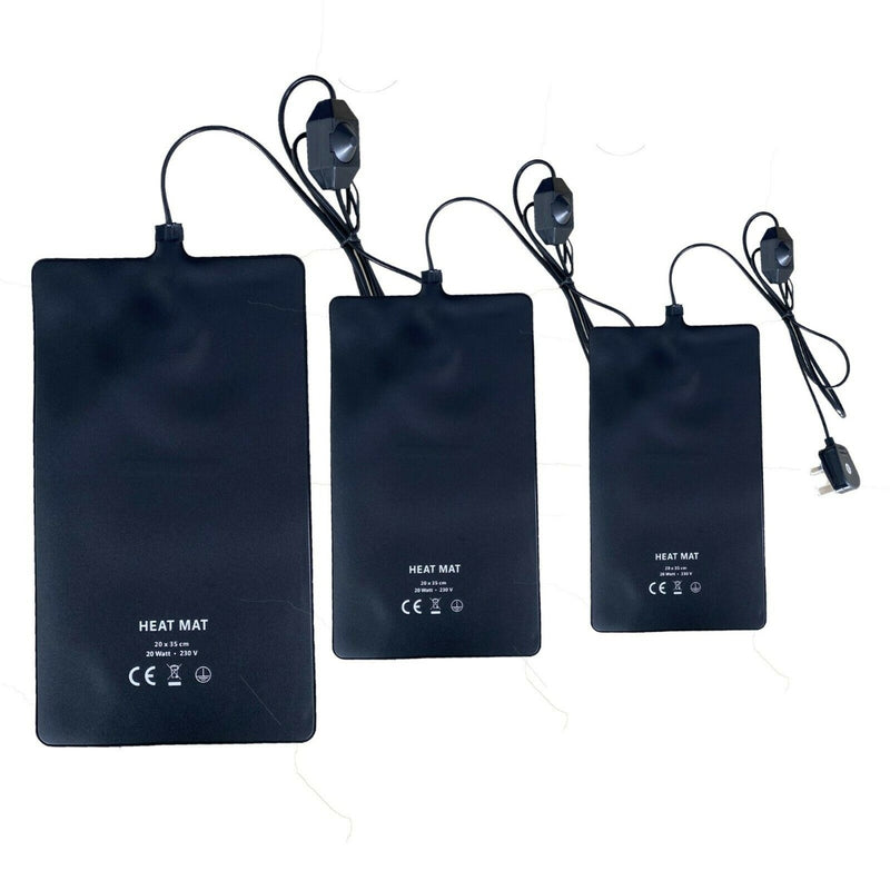 Reptile Vivarium PVC Temp Adjustable Heat Mats (4 Sizes)
