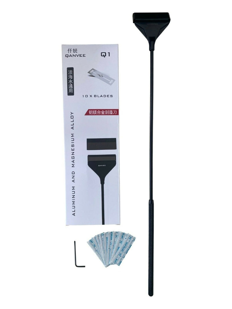 Q-Series Aluminium Scraper Blades - 3 Models (Includes 10 Stainless Steel Blades)