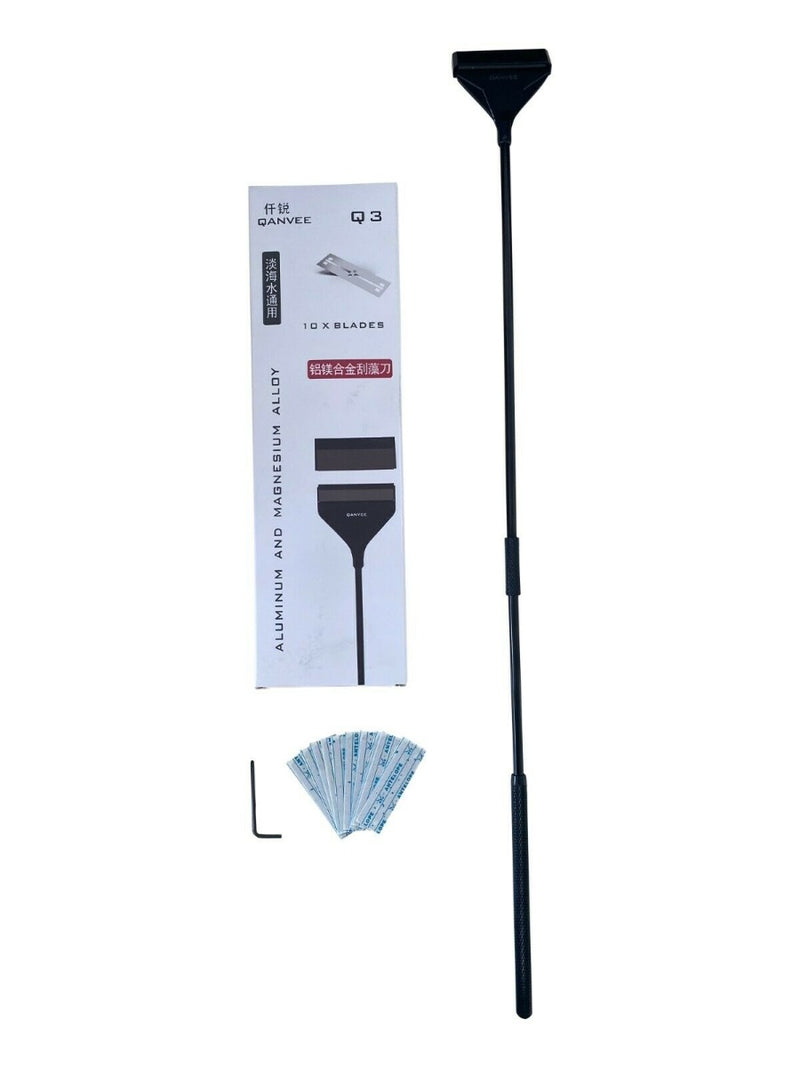 Q-Series Aluminium Scraper Blades - 3 Models (Includes 10 Stainless Steel Blades)