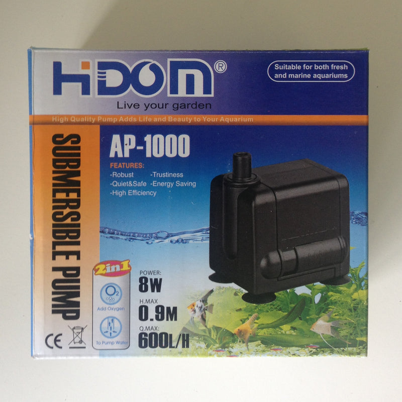 600l/h Water Pump for Aquarium / Water Feature (1 Metre Cable)