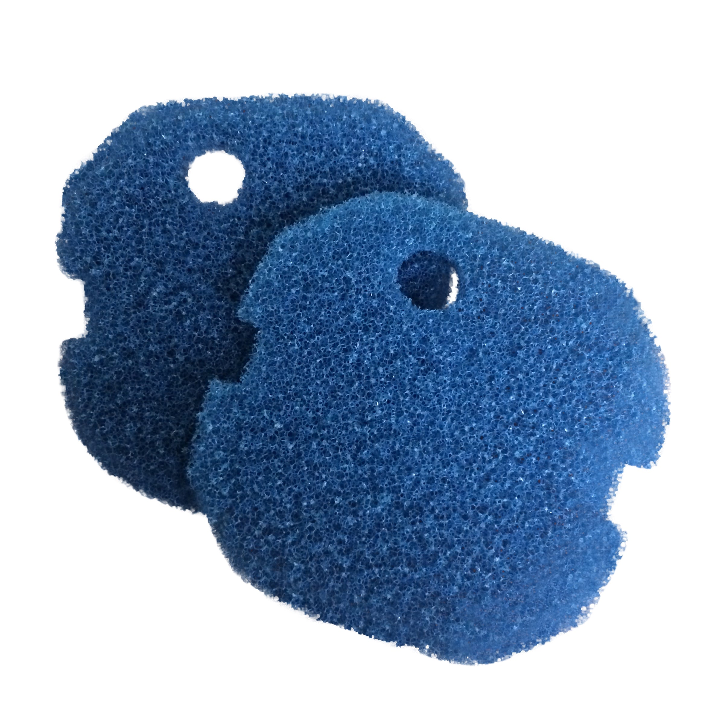 2 x Compatible AquaOne Aquis 1200/1250 and 1000/1050 Blue Coarse Foam ...