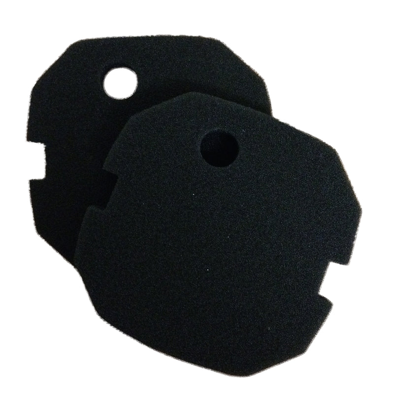 2 x Compatible AquaOne Aquis 1200/1250 and 1000/1050 Black Fine Foam Filter Pads