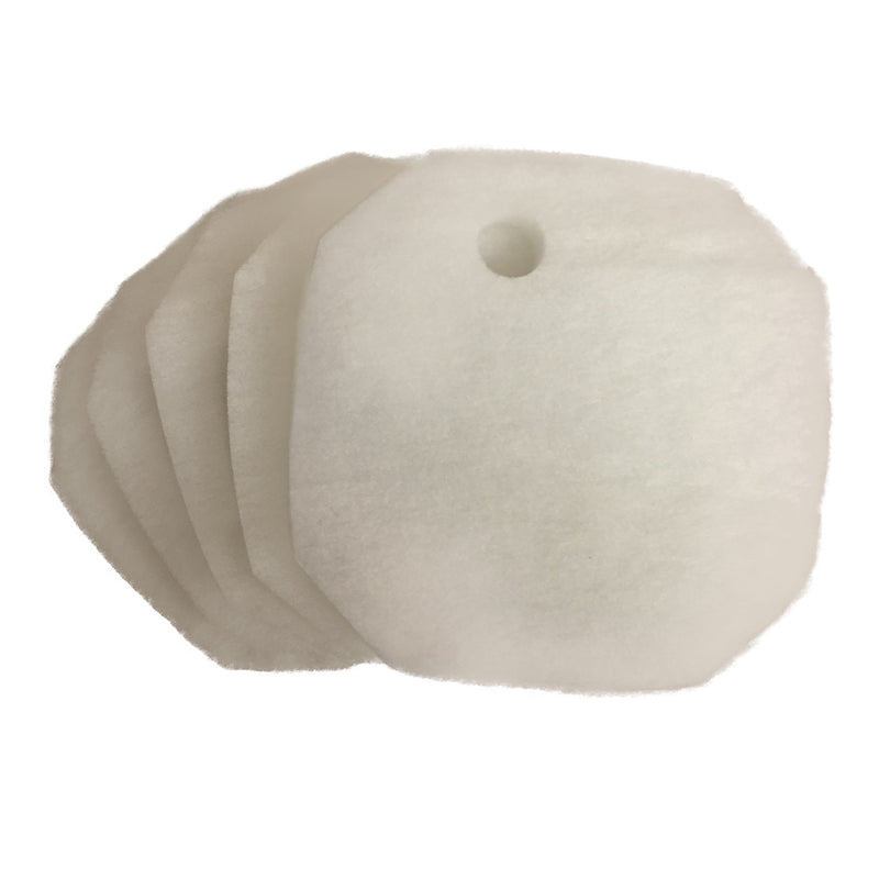 5 x Compatible AquaOne Aquis 1200/1250 and 1000/1050 White Filter Wool Pads