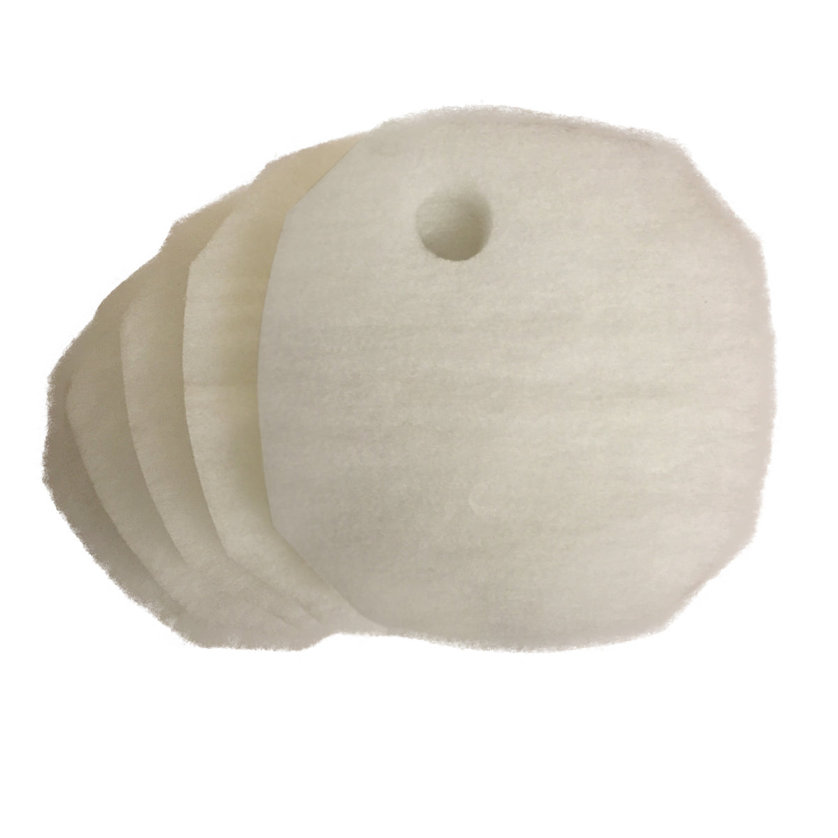5 x Compatible AquaOne Aquis 700/750 and 500/550 White Filter Wool Pad ...