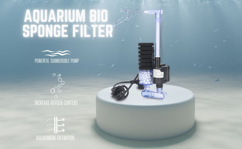 Aquarium Sponge Internal Bio Filter With Built In Pump