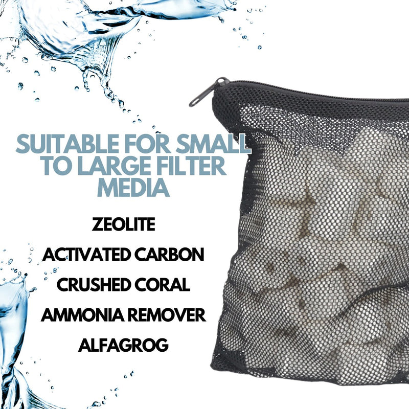 Aquarium Filter Media Zip Mesh Bag