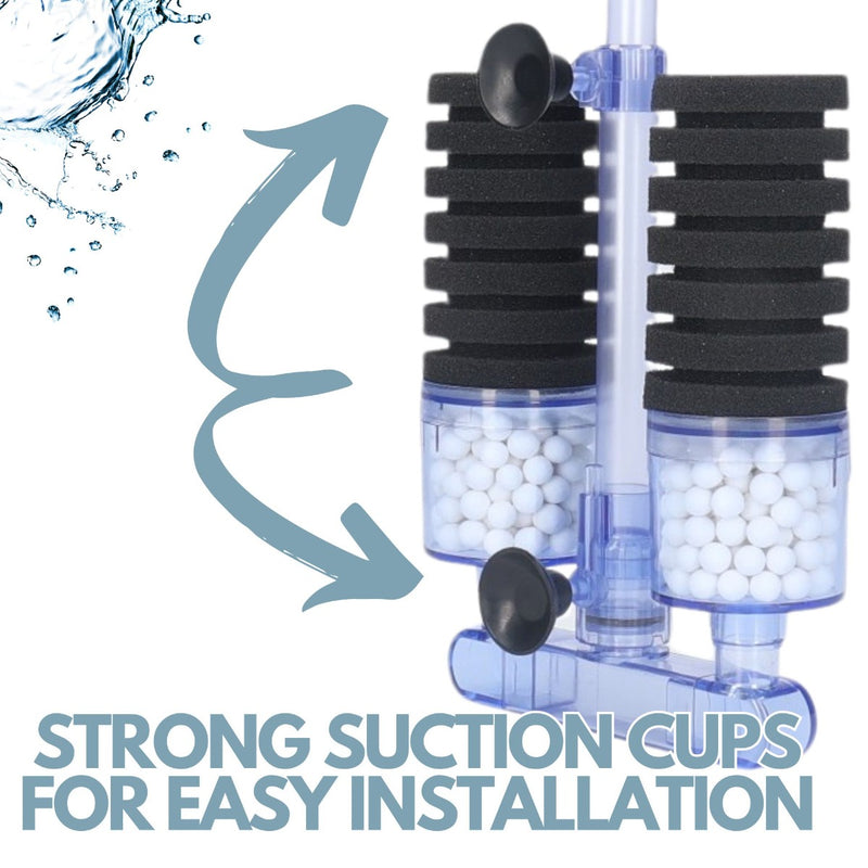Air Driven Double Internal Bio Sponge Filter