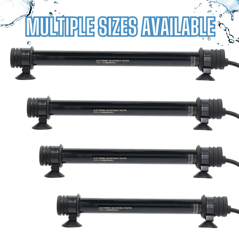Hidom Submersible Aquarium Quartz Glass Adjustable Heater