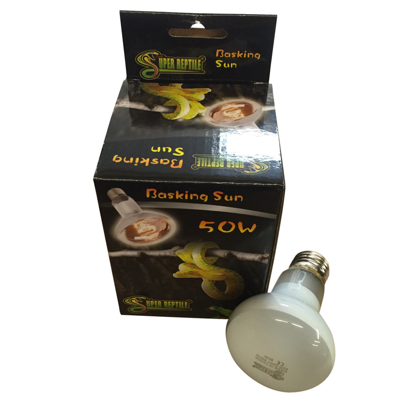 Reptile Basking Sun Florescent Spotlight Bulb Lamp for Vivarium / Terrarium 50/75/100/150w