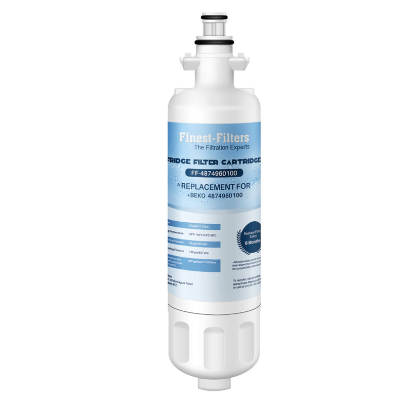 Compatible with Beko 4874960100 Fridge Water Filter (2 Pack)