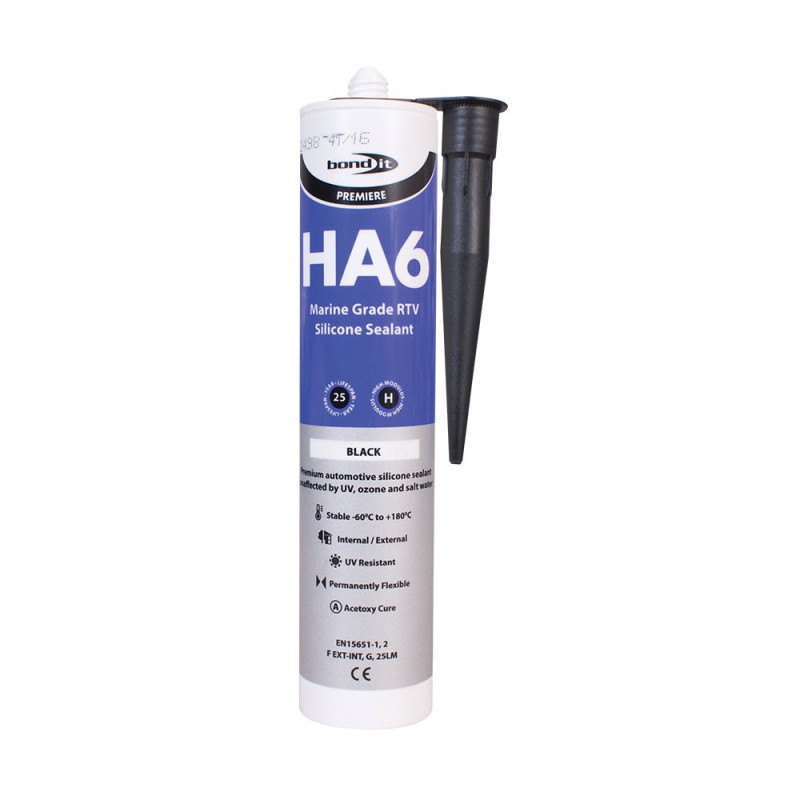Bond-It HA6 Aquarium Grade Silicone Sealant 310ml - Black or Translucent
