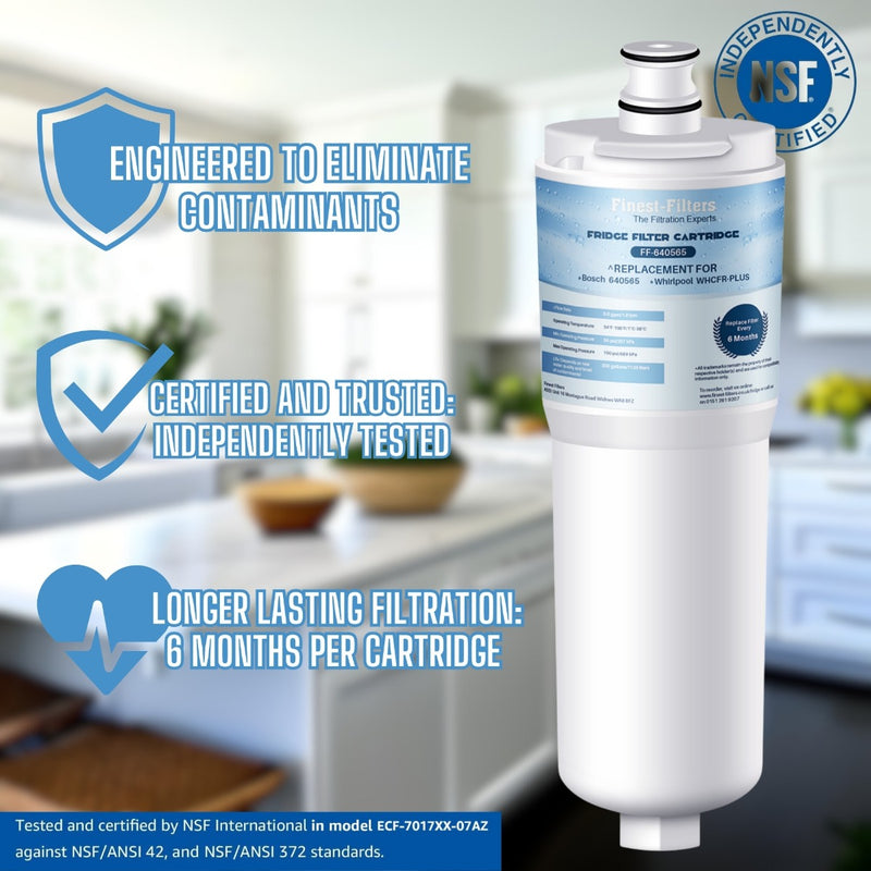 2 x Fridge Water Filter Compatible with 3M CS-52 for Bosch 640565