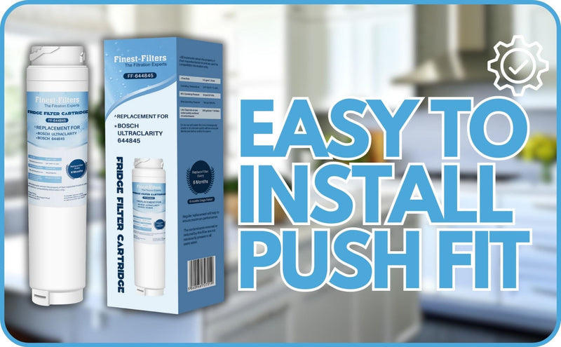 Compatible with Bosch UltraClarity 644845 Fridge Water Filter (2 Pack)