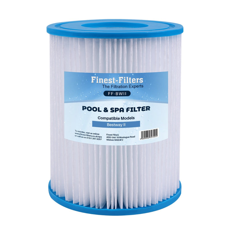 Swimming Pool Filter For Bestway Flowclear Type II (6 pack)