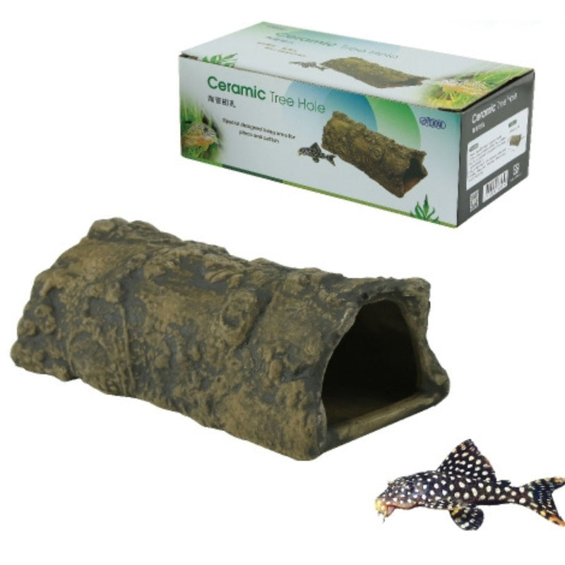 Ceramic Tree Cave Hiding Shelter Home For Aquariums