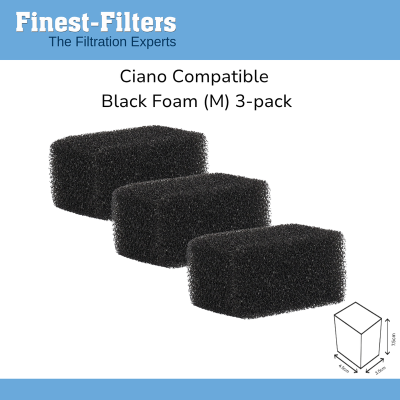 Compatible Ciano (M) Black Foams x 3