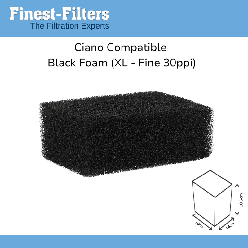 Compatible Ciano XL Black Fine 30ppi Foam
