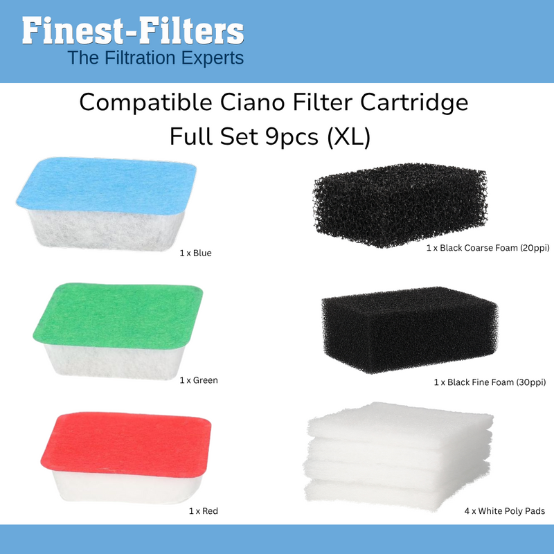 Compatible Ciano Filter Cartridge Full Set - XL (9pc set)