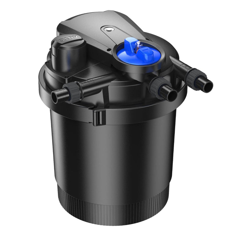 Pressurised Auto Cleaning Pond Filter with UV Steriliser Clarifier - 8 Sizes