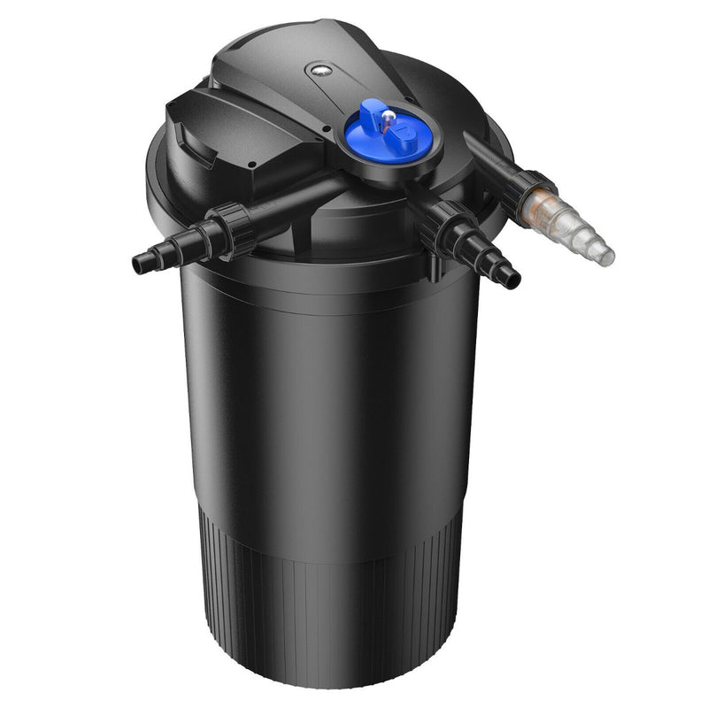 Pressurised Auto Cleaning Pond Filter with UV Steriliser Clarifier - 8 Sizes
