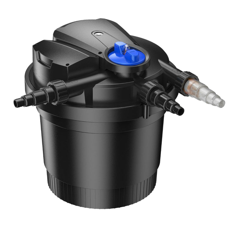 Pressurised Auto Cleaning Pond Filter with UV Steriliser Clarifier - 8 Sizes