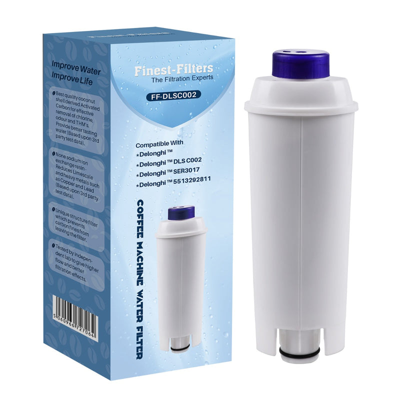 DeLonghi DLSC002 Compatible Water Filter For Coffee Machines (4 Pack)