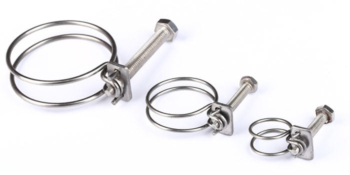 Double Wire Pond Hose Clip 24 - 28mm