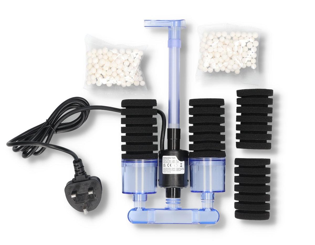 Sponge Filter Disc Double Sponge Filter With Built In Pump — Finest Filters