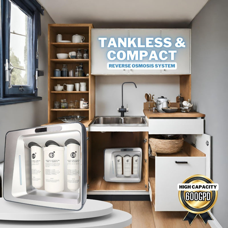 600gpd Tankless Reverse Osmosis RO Unit With Faucet